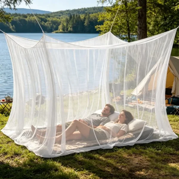 Four-Corner Bed Mosquito Net