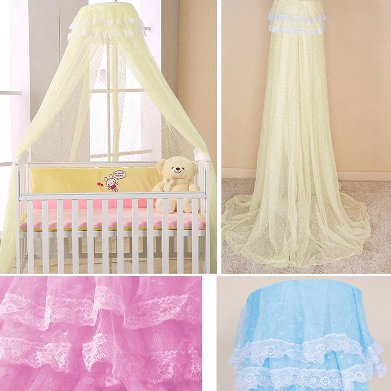 Lace Dome Crib Mosquito Net Canopy - Image 4