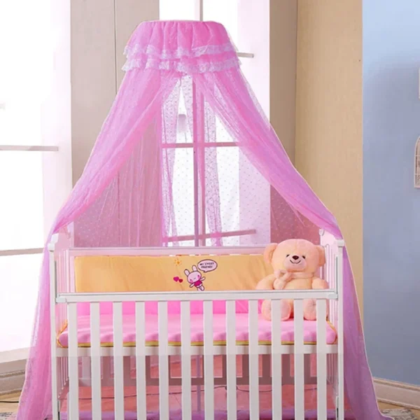 Lace Dome Crib Mosquito Net Canopy