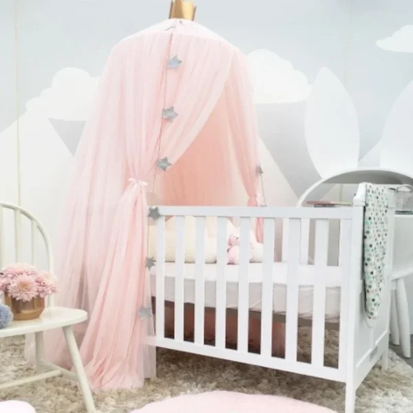 Star Decor Hanging Crib Mosquito Net