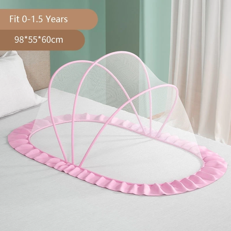 Adjustable Crib Mosquito Net Stand & Canopy Set - Image 25