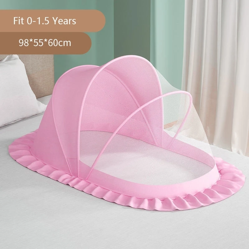 Adjustable Crib Mosquito Net Stand & Canopy Set - Image 26