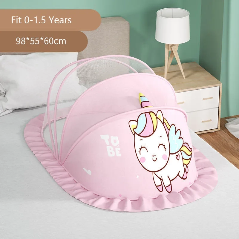Adjustable Crib Mosquito Net Stand & Canopy Set - Image 27