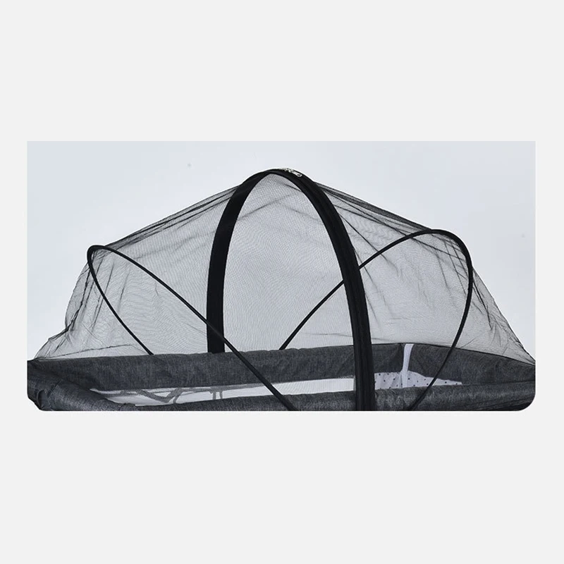 Adjustable Crib Mosquito Net Stand & Canopy Set - Image 10