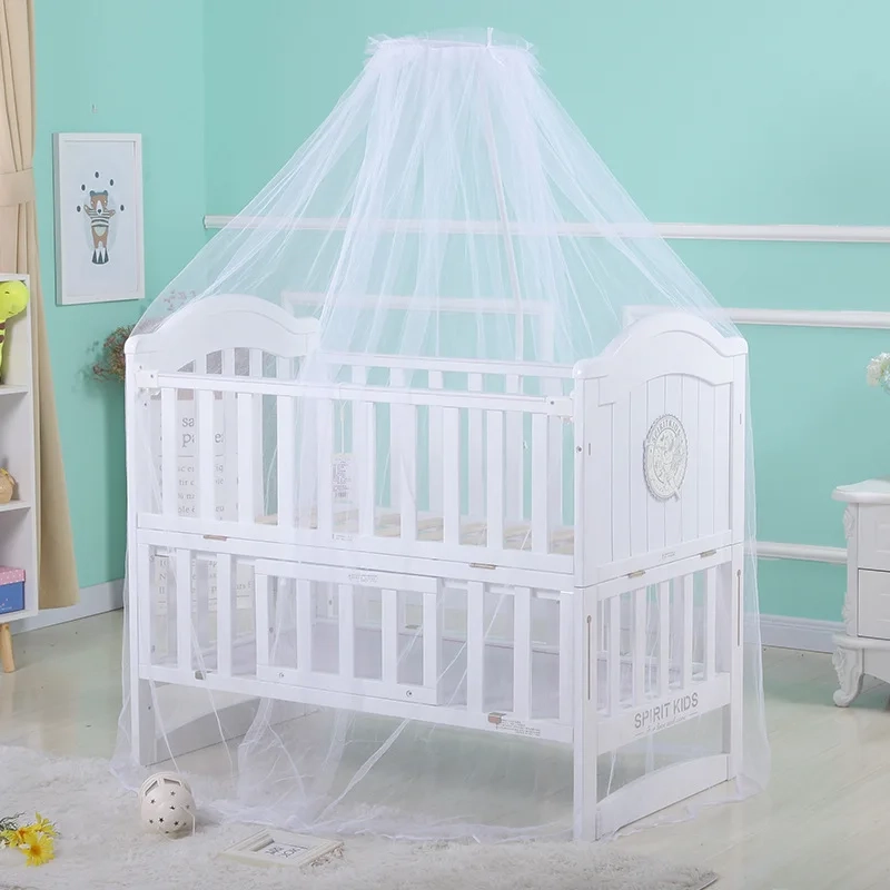 Adjustable Crib Mosquito Net Stand & Canopy Set - Image 7