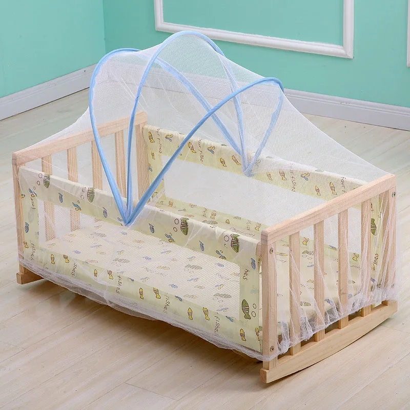 Adjustable Crib Mosquito Net Stand & Canopy Set - Image 19