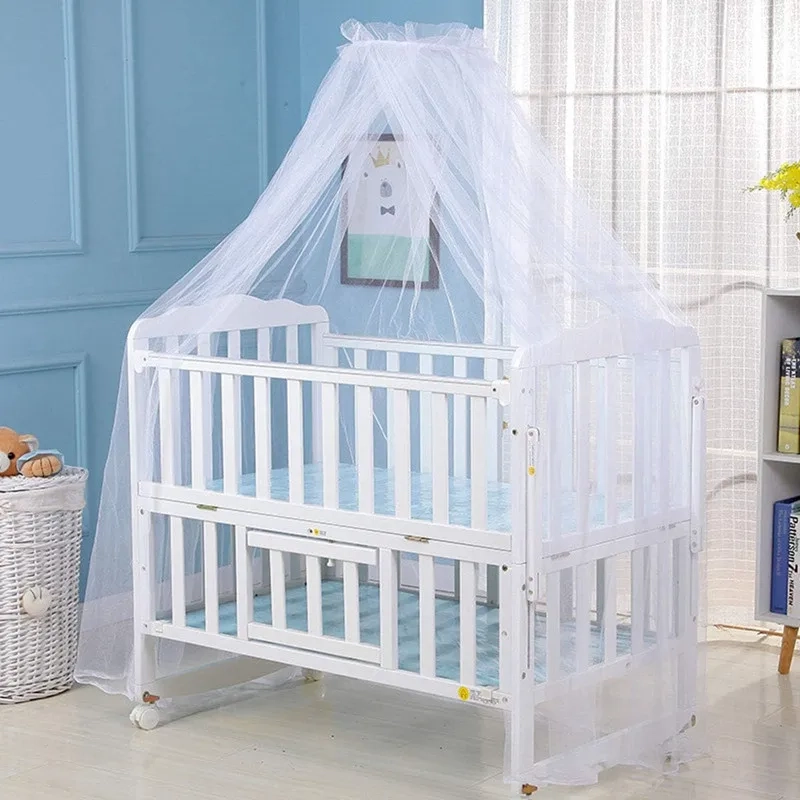 Adjustable Crib Mosquito Net Stand & Canopy Set - Image 6
