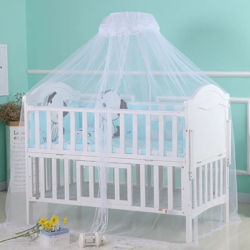 Adjustable Crib Mosquito Net Stand & Canopy Set - Image 16
