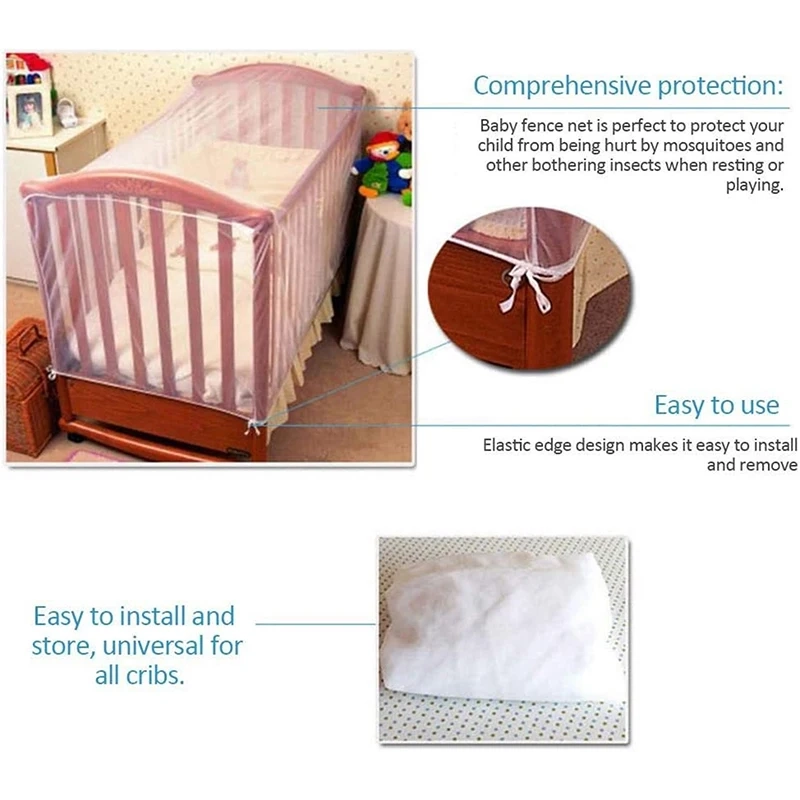 Elastic Crib Mosquito Net - Image 4