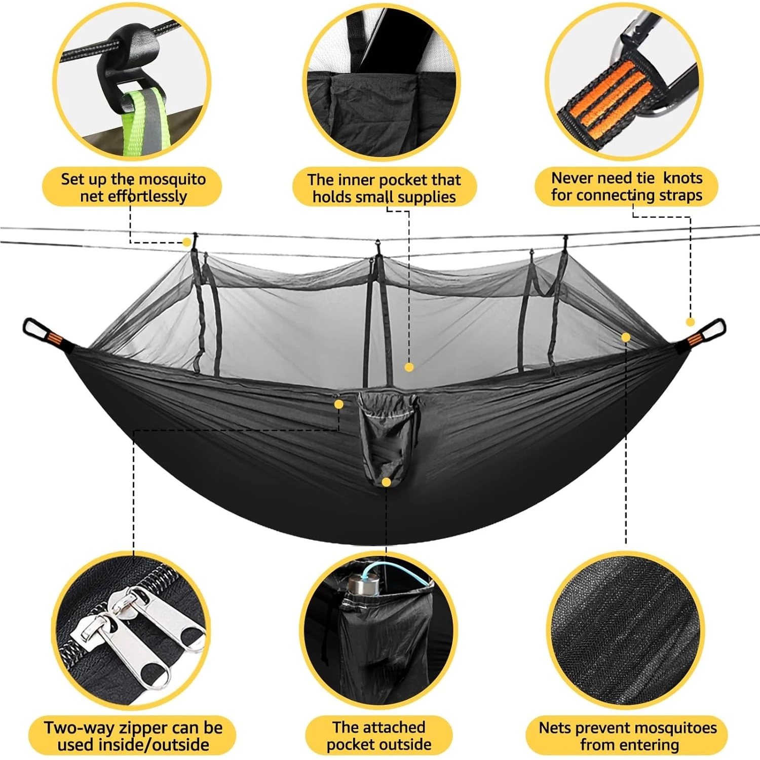 Lightweight Mosquito Hammock - Image 3