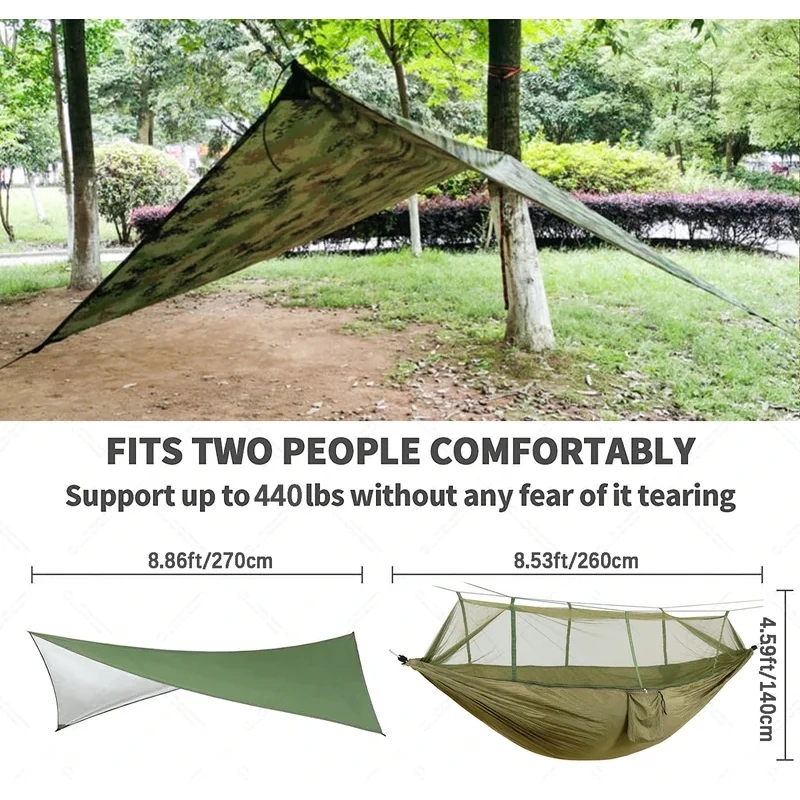 Rainfly Camping Hammock - Image 2
