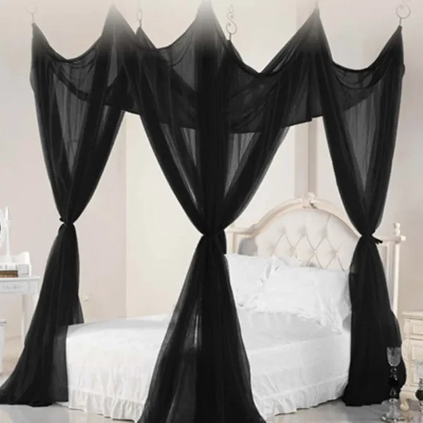 Four-Door Hanging Bed Mosquito Net