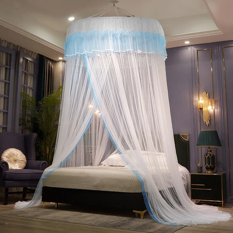Lace Round Dome Bed Canopy Net - Image 14