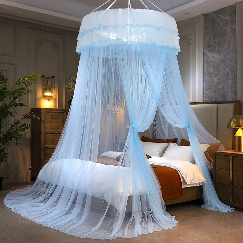 Lace Round Dome Bed Canopy Net - Image 10