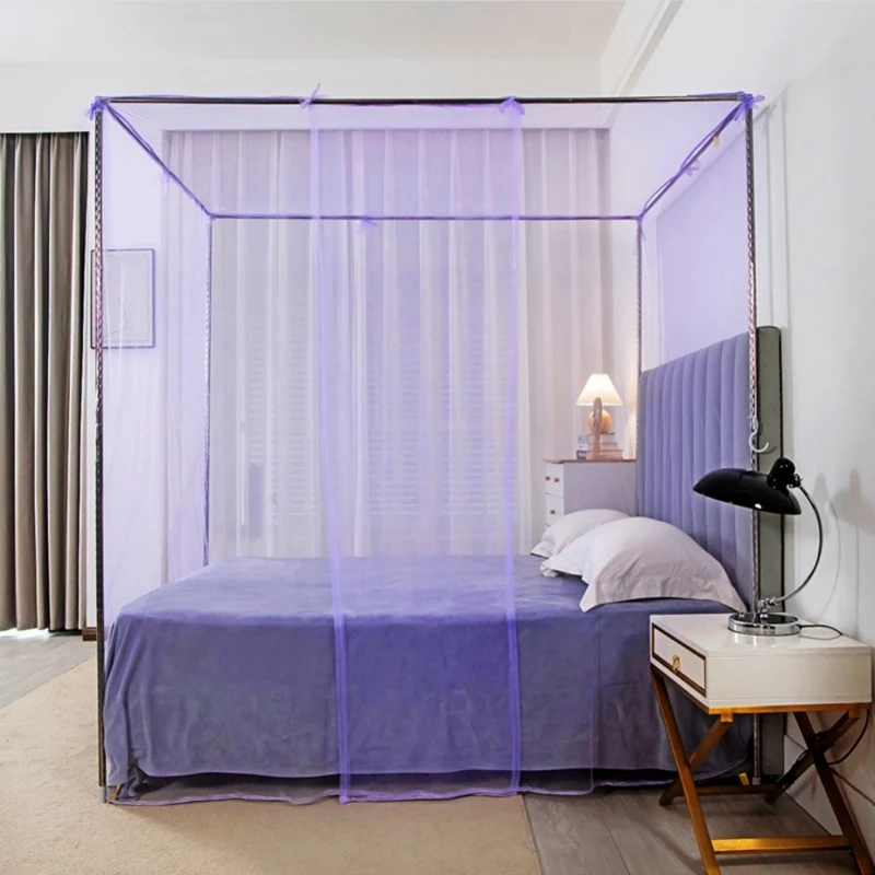 Four-Corner Lace Bed Canopy Net - Image 4