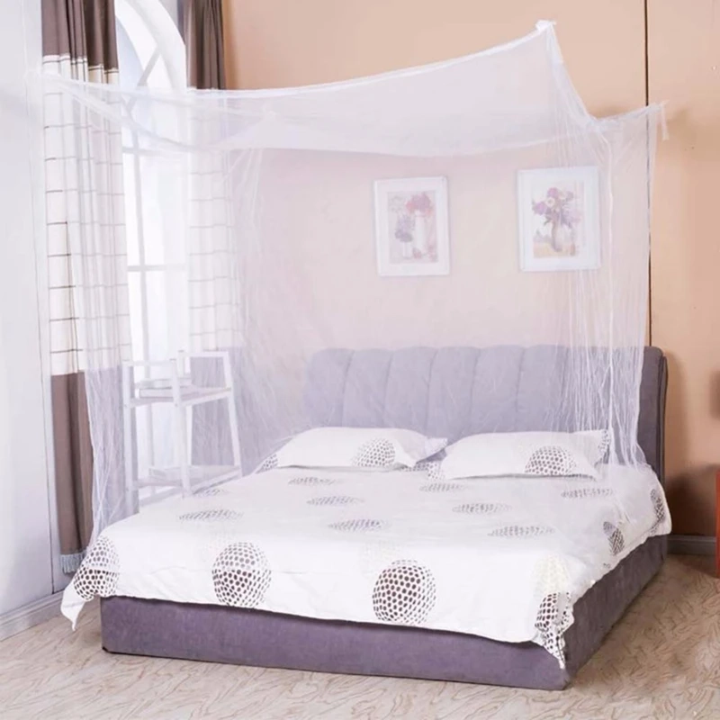 Four-Corner Lace Bed Canopy Net