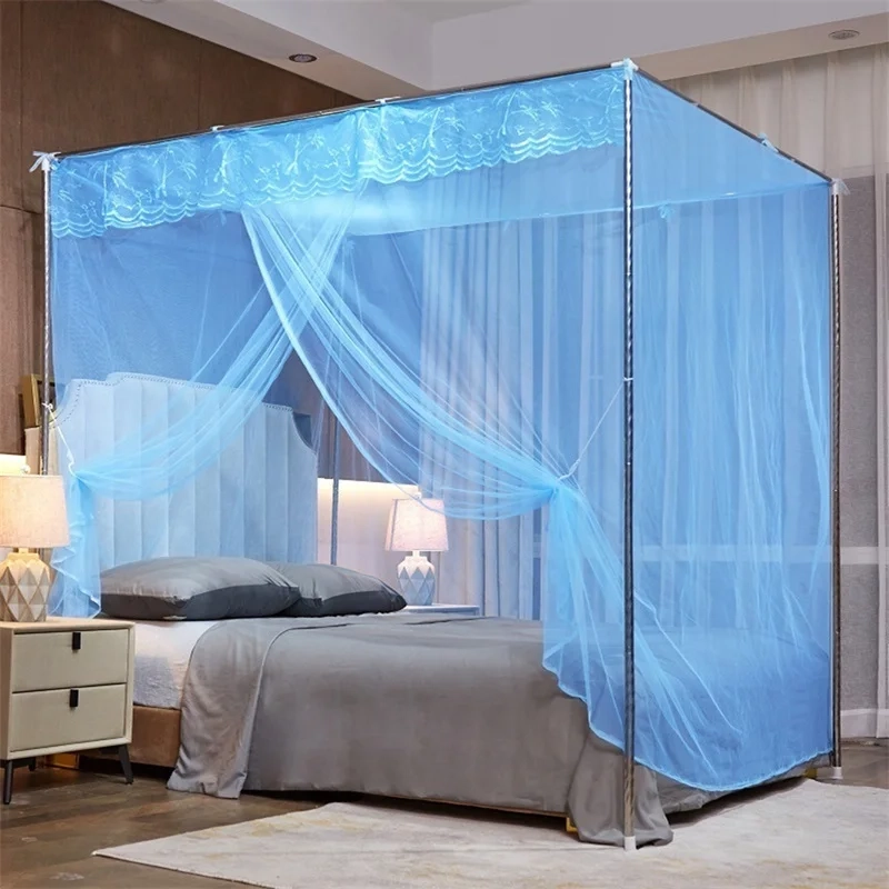 Four-Point Lace Bed Canopy Net - Image 2