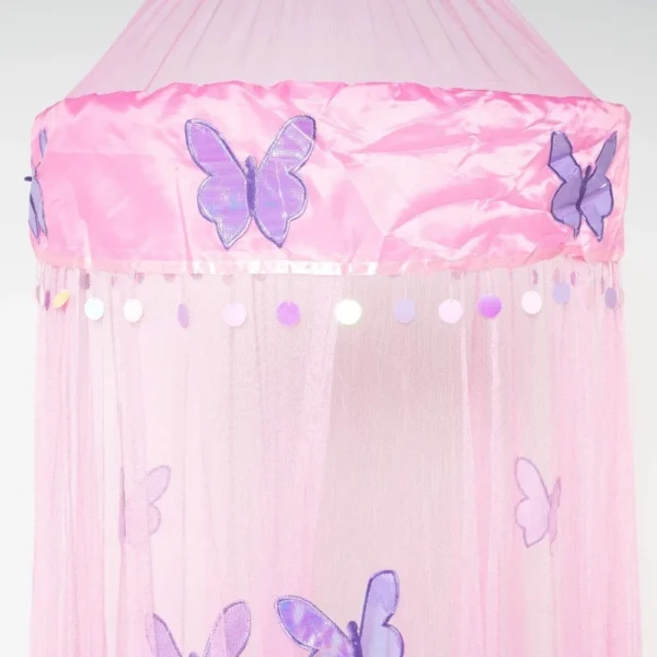Butterfly Round Hoop Bed Canopy Net