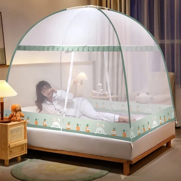 Pop-Up Foldable Bed Mosquito Net