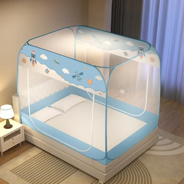 3-Door Foldable Yurt Mosquito Net