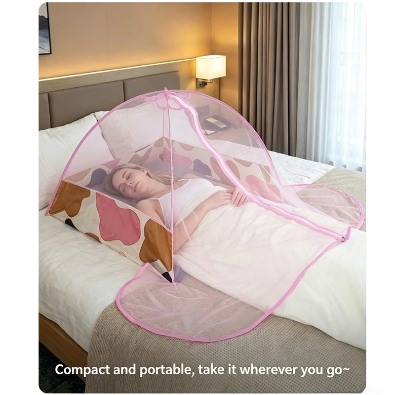 Foldable Pop-Up Face Mosquito Net - Image 3