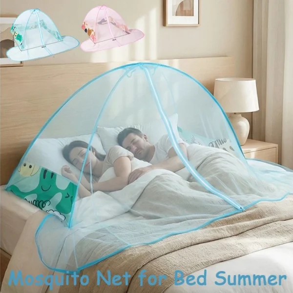 Foldable Pop-Up Face Mosquito Net