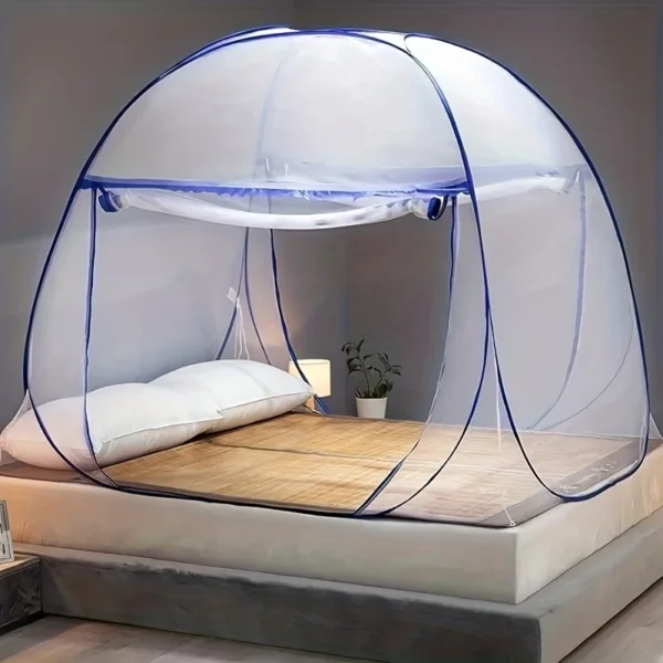 U-Zipper Pop-Up Yurt Mosquito Net