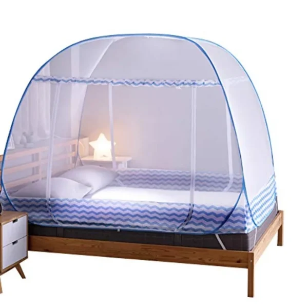 King-Size Pop-Up Bed Mosquito Net