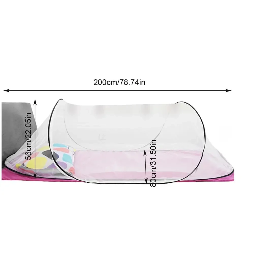 Portable Camping Pop-Up Bed Mosquito Net - Image 8