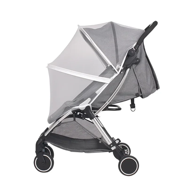 Zipper Full-Cover Stroller Mosquito Net - Image 8