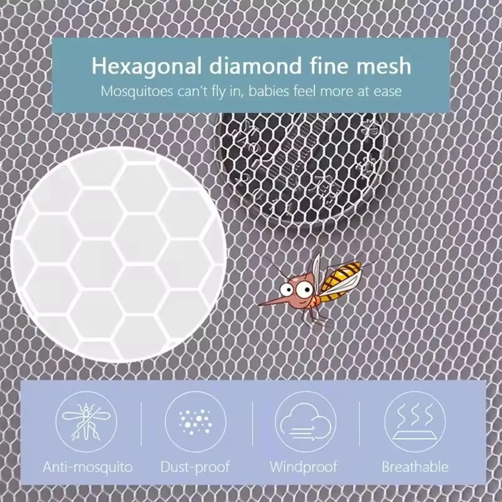 Multi-Use Baby Mosquito Net Cover - Image 4