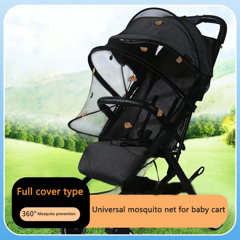 Style-Option Full-Cover Stroller Mosquito Net - Image 2