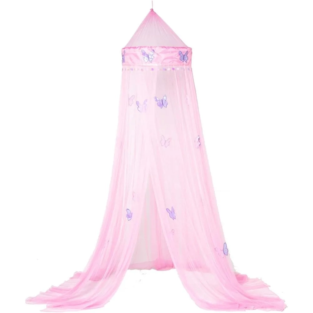 Butterfly Round Hoop Bed Canopy Net - Image 2