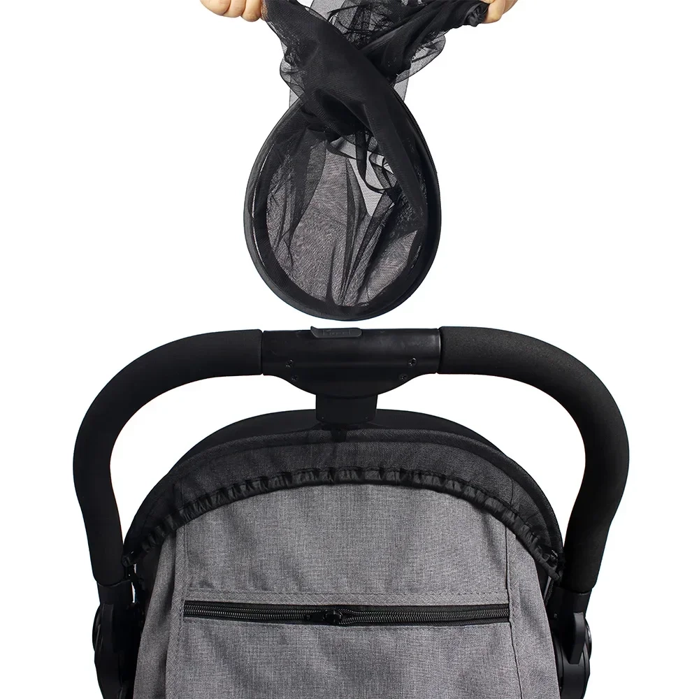 Zipper Full-Cover Stroller Mosquito Net - Image 4