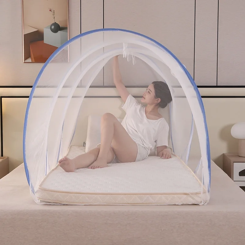 Portable pop-up mosquito net with easy installation