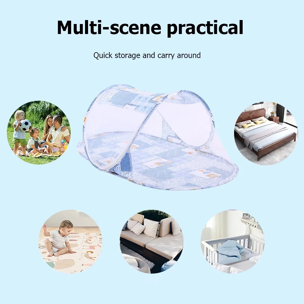 Foldable Baby Crib Mosquito Net Tent - Image 5