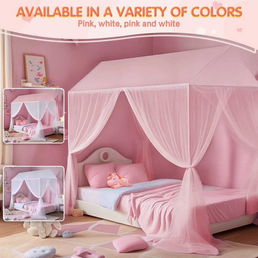 Three-Door Kids Canopy Mosquito Net - Image 6