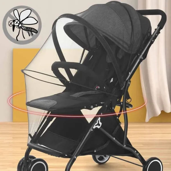 Zipper Full-Cover Stroller Mosquito Net