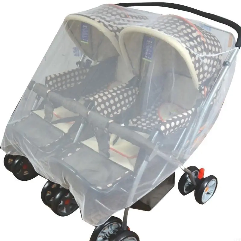 Twin Stroller Fine Mesh Mosquito Net - Image 5
