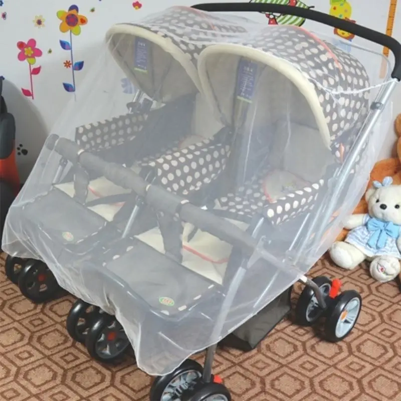 Twin Stroller Fine Mesh Mosquito Net - Image 2