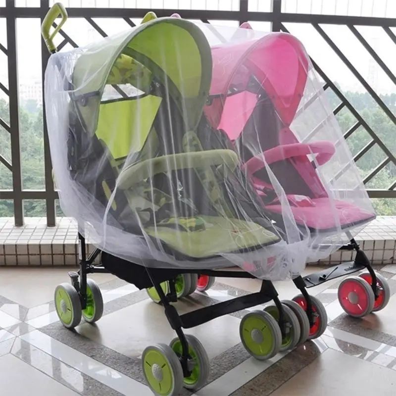 Twin Stroller Fine Mesh Mosquito Net - Image 4