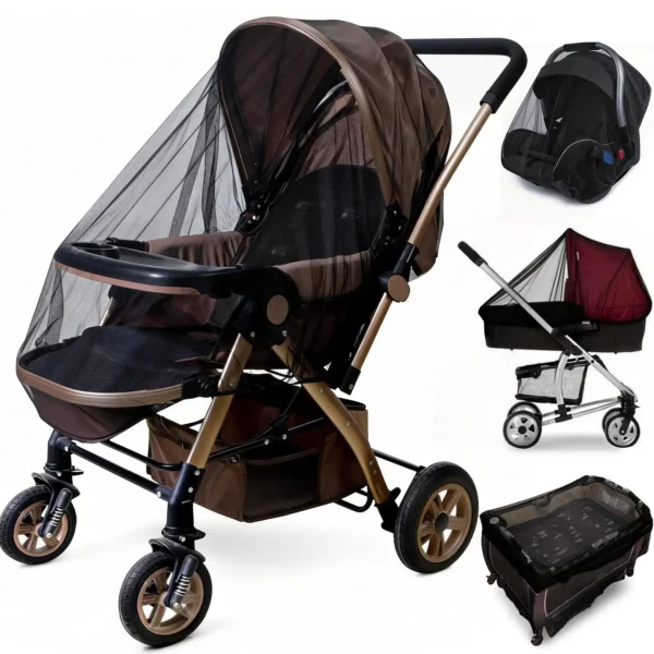 Stretchable Full-Cover Stroller Mosquito Net