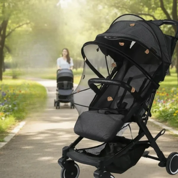 Bear Style Ventilated Stroller Mosquito Net